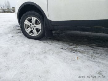 779 р. Универсальные передние брызговики (широкие) ПТП64 Uni4  Jeep Gladiator JT Double Cab дорестайлинг (2020-2024)  с доставкой в г. Чебоксары. Увеличить фотографию 12