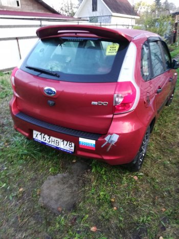 3 399 р. Спойлер Sport Datsun mi-DO хэтчбэк (2014-2021) (Неокрашенный)  с доставкой в г. Чебоксары. Увеличить фотографию 2