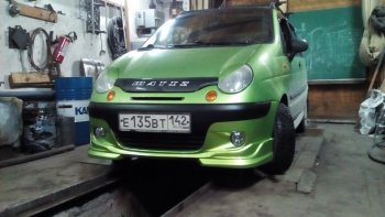 3 999 р. Накладка переднего бампера Sport-Line Daewoo Matiz M100 дорестайлинг (1998-2000)  с доставкой в г. Чебоксары. Увеличить фотографию 2