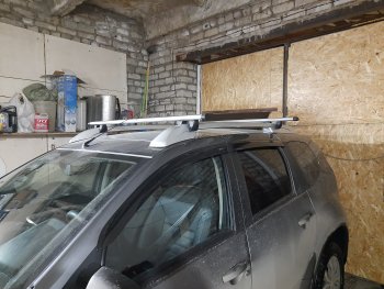 2 689 р. Дефлекторы боковых окон Vinguru Nissan Terrano D10 рестайлинг (2016-2022)  с доставкой в г. Чебоксары. Увеличить фотографию 4