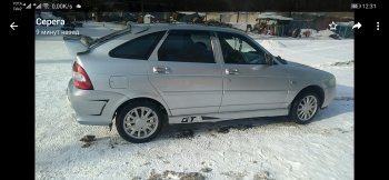 1 039 р. Пороги накладки GT Лада 2110 седан (1995-2007) (Текстурная поверхность)  с доставкой в г. Чебоксары. Увеличить фотографию 8