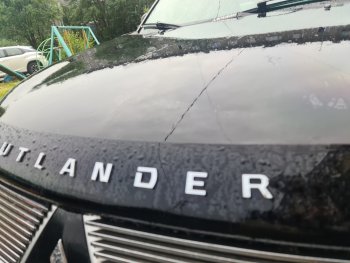 3 069 р. Дефлектор капота NovLine Mitsubishi Outlander XL (CW)  дорестайлинг (2005-2009)  с доставкой в г. Чебоксары. Увеличить фотографию 3
