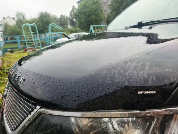 3 069 р. Дефлектор капота NovLine Mitsubishi Outlander XL (CW)  дорестайлинг (2005-2009)  с доставкой в г. Чебоксары. Увеличить фотографию 2