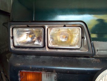 599 р. Дополнительная фара SAT (5 дюймов) Honda Civic MA,MB,MC лифтбэк (Англия) (1995-2001) (Рассеивающая)  с доставкой в г. Чебоксары. Увеличить фотографию 4