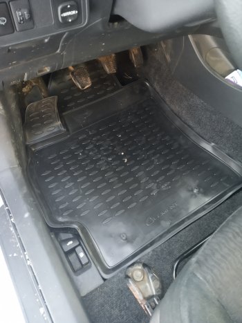 2 199 р. Комплект ковриков салона Element (полиуретан) Toyota Corolla E140 седан дорестайлинг (2007-2010)  с доставкой в г. Чебоксары. Увеличить фотографию 4