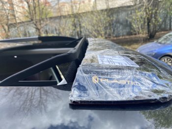 2 079 р. Универсальный дефлектор люка CA Plastic (940 мм) Alfa Romeo 156 932 дорестайлинг, универсал (1997-2002) (Classic полупрозрачный)  с доставкой в г. Чебоксары. Увеличить фотографию 5