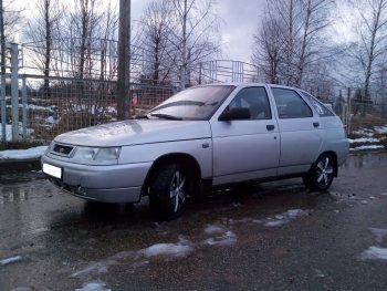 499 р. Пороги накладки Катран Лада 2110 седан (1995-2007) (Неокрашенные)  с доставкой в г. Чебоксары. Увеличить фотографию 6