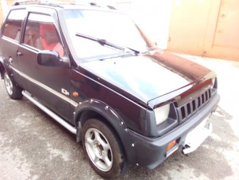 1 249 р. Универсальные расширители колёсных арок Uni Nissan Tiida Latio C11 седан (2004-2012) (Вылет 40 мм (без сужений к краям), Поверхность: глянец )  с доставкой в г. Чебоксары. Увеличить фотографию 23