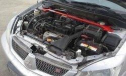 3 189 р. Растяжка передних стоек Evo Mitsubishi Lancer 9 CS седан 2-ой рестайлинг (2005-2009)  с доставкой в г. Чебоксары. Увеличить фотографию 5