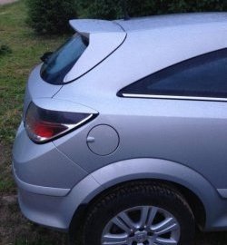 1 299 р. Комплект накладок задних фонарей Global Tuning Opel Astra H GTC хэтчбек 3 дв. рестайлинг (2006-2011) (Неокрашенные)  с доставкой в г. Чебоксары. Увеличить фотографию 4