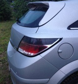 1 299 р. Комплект накладок задних фонарей Global Tuning Opel Astra H GTC хэтчбек 3 дв. рестайлинг (2006-2011) (Неокрашенные)  с доставкой в г. Чебоксары. Увеличить фотографию 3