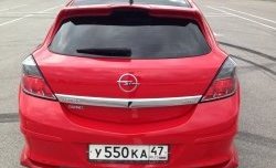 4 049 р. Спойлер на дверь багажника Global Tuning Opel Astra H GTC хэтчбек 3 дв. рестайлинг (2006-2011) (Неокрашенный)  с доставкой в г. Чебоксары. Увеличить фотографию 9