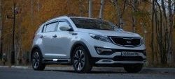 10 449 р. Накладка переднего бампера RA  KIA Sportage  3 SL (2010-2014) дорестайлинг (Поверхность глянец (под окраску), Неокрашенная)  с доставкой в г. Чебоксары. Увеличить фотографию 2