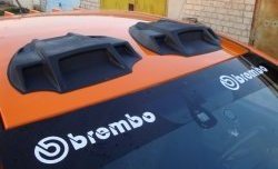 519 р. Воздухозаборник на капот Анго Ford Focus 3 седан рестайлинг (2014-2019) (Неокрашенный)  с доставкой в г. Чебоксары. Увеличить фотографию 7