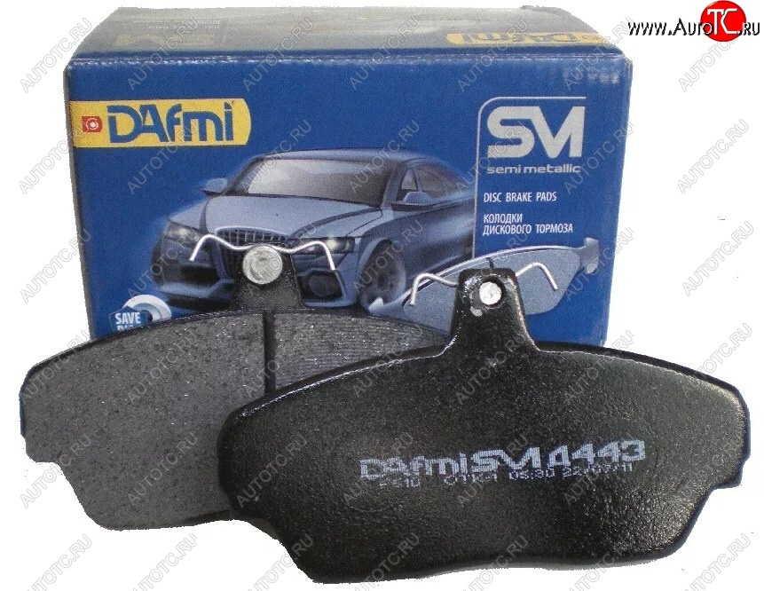 1 039 р. Колодка переднего дискового тормоза DAFMI (SM) ГАЗ Соболь 2217 автобус 1-ый рестайлинг (2003-2010)  с доставкой в г. Чебоксары