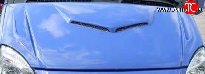 3 519 р. Пластиковый капот Racing  ГАЗ Баргузин  2217 автобус - Соболь ( 2217 автобус,  2752,  2310,  2217 Бизнес автобус,  2752,Бизнес,  2310,Бизнес) (Неокрашенный)  с доставкой в г. Чебоксары