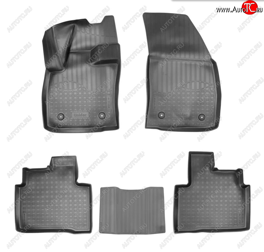 2 499 р. Коврики салона Norplast Unidec Geely Tugella FY11,HPBA4 рестайлинг (2022-2025) (Цвет: черный)  с доставкой в г. Чебоксары