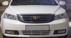 889 р. Реснички на фары Кураж Geely Emgrand EC7 седан дорестайлинг (2009-2016) (Неокрашенные)  с доставкой в г. Чебоксары. Увеличить фотографию 2