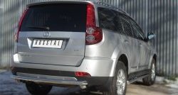 13 549 р. Одинарная защита заднего бампера из трубы с округлым сгибом диаметром 63 мм SLITKOFF  Great Wall Hover H3 (2014-2016)  рестайлинг  с доставкой в г. Чебоксары. Увеличить фотографию 2