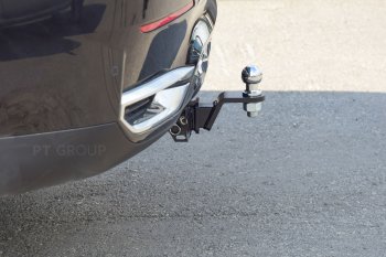 12 699 р. Фаркоп PT GROUP /съемный квадрат/ HAVAL F7 2019-2023 / HAVAL F7X 2019-2023 (17031501) Haval F7x дорестайлинг (2019-2022)  с доставкой в г. Чебоксары. Увеличить фотографию 2