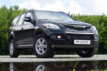 4 999 р. Защита переднего бампера Petroil Tuning (Ø63 мм)  Haval H5 (2020-2023) рестайлинг (Сталь с полимерным покрытием в цвет: черный ❞Шагрень❝)  с доставкой в г. Чебоксары. Увеличить фотографию 3