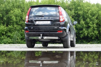 14 399 р. Фаркоп PT GROUP /съемный квадрат/ с НЕРЖ накладкой HAVAL H5 2020-2023/ DW Hover H5 2010- (HVH991101) Haval H5 рестайлинг (2020-2023)  с доставкой в г. Чебоксары. Увеличить фотографию 3