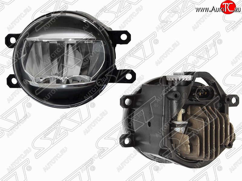 1 059 р. Левая противотуманная фара SAT (LED) Toyota RAV4 XA305 5 дв. дорестайлинг (2005-2009)  с доставкой в г. Чебоксары