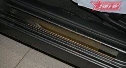 2 249 р. Накладки на внутренние пороги Souz-96  Honda Civic  FD (2005-2011) седан дорестайлинг, седан рестайлинг  с доставкой в г. Чебоксары. Увеличить фотографию 2