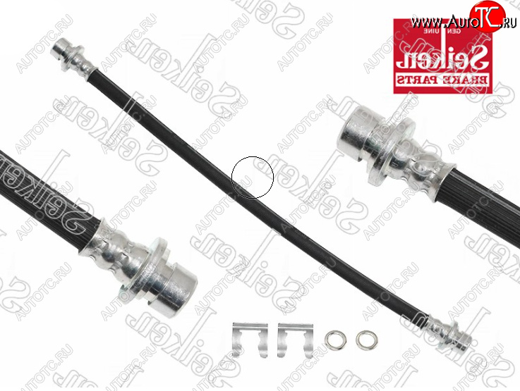 619 р. Правый задний тормозной шланг SEIKEN Honda Fit 1 GD дорестайлинг (2001-2004)  с доставкой в г. Чебоксары