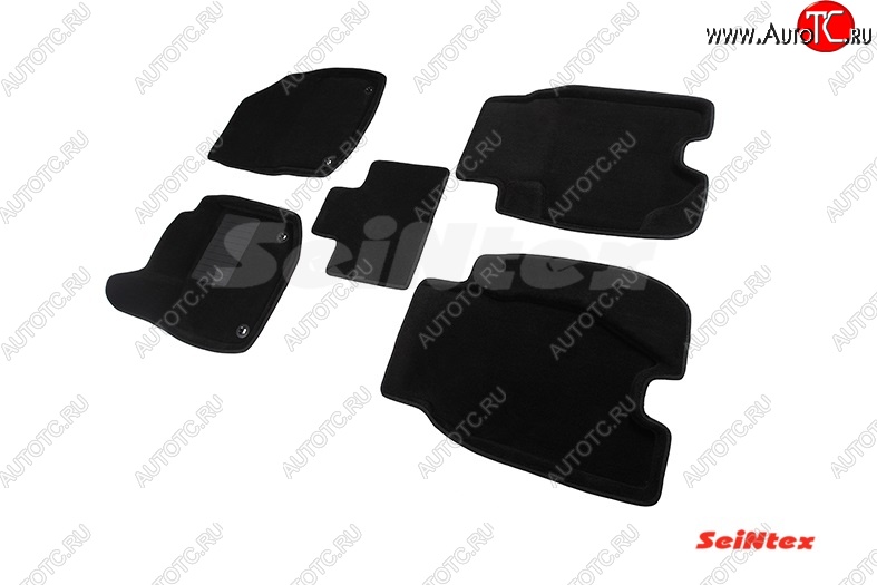 5 249 р. Комплект 3D ковриков в салон (5 дв.) Seintex Honda Civic FK2 хэтчбэк 5 дв. (2011-2016)  с доставкой в г. Чебоксары