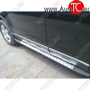 9 549 р. Пороги BMW Style Honda CR-V RE1,RE2,RE3,RE4,RE5,RE7 дорестайлинг (2007-2010)  с доставкой в г. Чебоксары