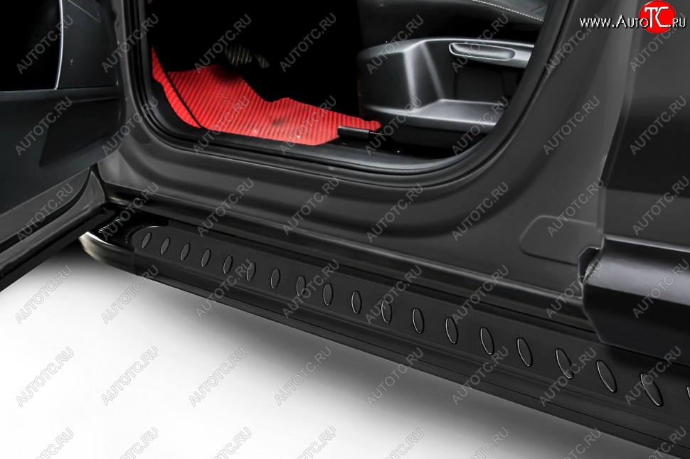 17 399 р. Порожки для ног Slitkoff Prestige Honda CR-V RE1,RE2,RE3,RE4,RE5,RE7 дорестайлинг (2007-2010) (Black)  с доставкой в г. Чебоксары