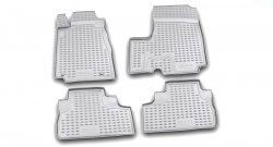 Коврики в салон Element 4 шт. (полиуретан, серые) Honda CR-V  RE1,RE2,RE3,RE4,RE5,RE7 (2007-2010) дорестайлинг