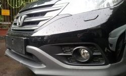 1 839 р. Сетка в воздухозаборник бампера 2.0 Arbori (15 мм) Honda CR-V RM1,RM3,RM4 дорестайлинг (2012-2015) (Черная)  с доставкой в г. Чебоксары. Увеличить фотографию 2