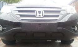 2 249 р. Сетка на бампер (2.4) Russtal (черная) Honda CR-V RM1,RM3,RM4 дорестайлинг (2012-2015)  с доставкой в г. Чебоксары. Увеличить фотографию 6