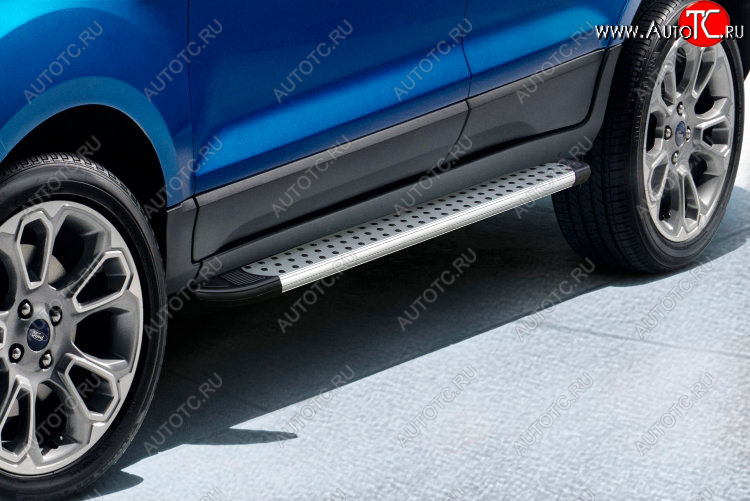 17 399 р. Пороги алюминиевые Slitkoff Honda CR-V RM1,RM3,RM4 дорестайлинг (2012-2015) (Standart Silver)  с доставкой в г. Чебоксары