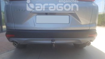 68 599 р. Фаркоп Aragon.(шар V) Honda CR-V RM1,RM3,RM4 рестайлинг (2014-2018)  с доставкой в г. Чебоксары. Увеличить фотографию 2