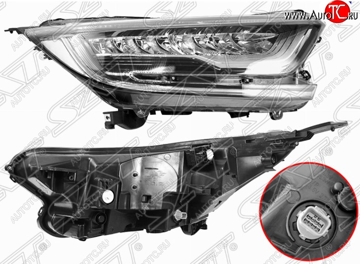 12 999 р. Правая передняя фара SAT (диодная, с электрокорректором) Honda CR-V RW,RT дорестайлинг (2016-2020)  с доставкой в г. Чебоксары