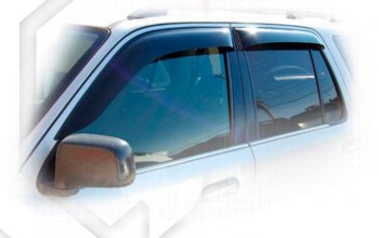 2 299 р. Дефлектора окон CA-Plastiс Honda CR-V RD1,RD2,RD3  дорестайлинг (1995-1998) (Classic полупрозрачный, Без хром.молдинга)  с доставкой в г. Чебоксары. Увеличить фотографию 2