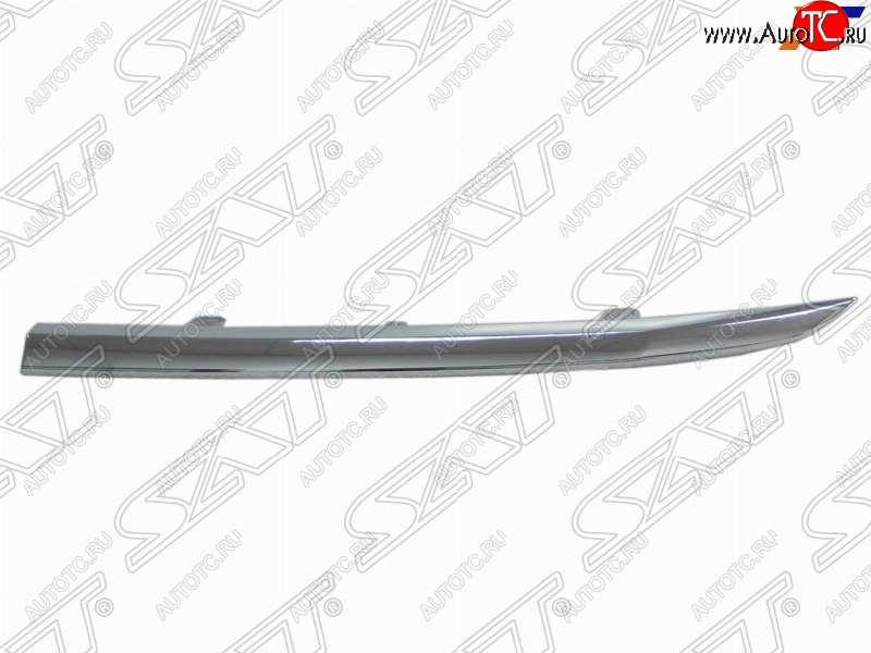 1 299 р. Центральный левый молдинг решетки радиатора SAT Honda CR-V RM1,RM3,RM4 рестайлинг (2014-2018) (хром)  с доставкой в г. Чебоксары