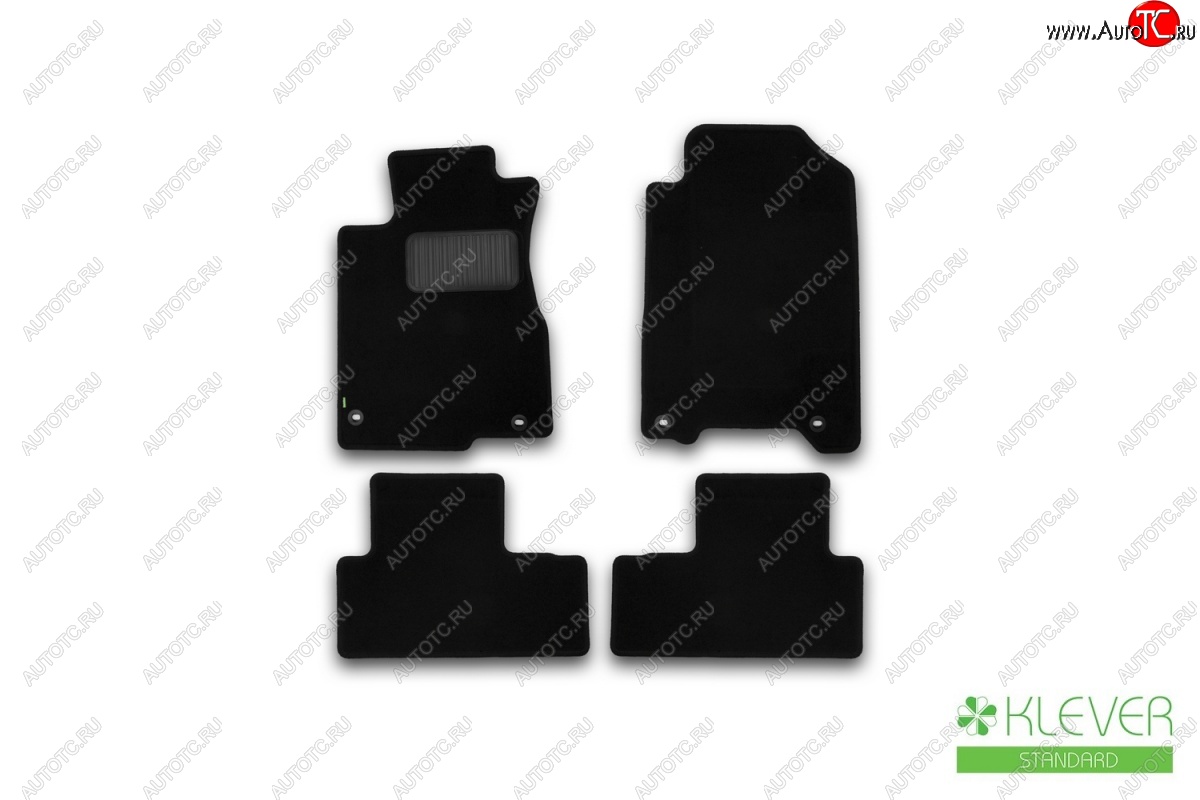 339 р. Коврики в салон (текстиль) Klever Standart  Honda CR-V  RM1,RM3,RM4 (2014-2018) рестайлинг  с доставкой в г. Чебоксары