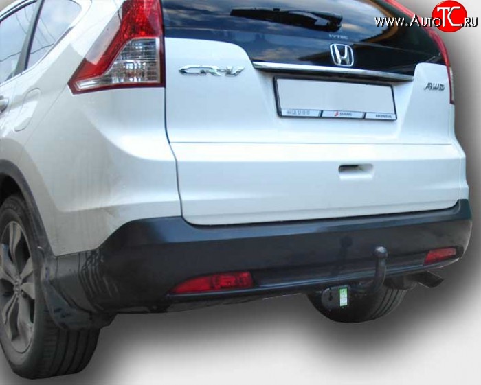 7 249 р. Фаркоп Лидер Плюс Honda CR-V RE1,RE2,RE3,RE4,RE5,RE7 рестайлинг (2009-2012) (Без электропакета)  с доставкой в г. Чебоксары