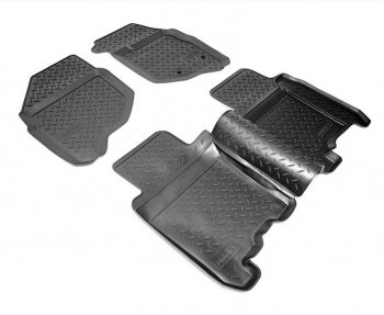 Комплект салонных ковриков Norplast Unidec (правый руль) Honda Fit 1 GD дорестайлинг (2001-2004)