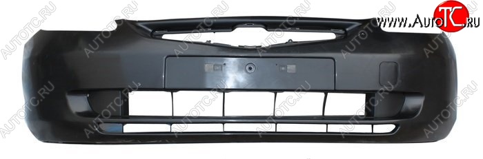 4 849 р. Бампер передний (без отверстий под туманки, пр-во Тайланд) SAT  Honda Fit  1 (2001-2004) GD дорестайлинг (Неокрашенный)  с доставкой в г. Чебоксары