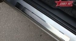 1 529 р. Накладки на внутренние пороги Souz-96  Honda Fit  1 (2001-2007) GD дорестайлинг, GD 1-ый рестайлинг, GD 2-ой рестайлинг  с доставкой в г. Чебоксары. Увеличить фотографию 2
