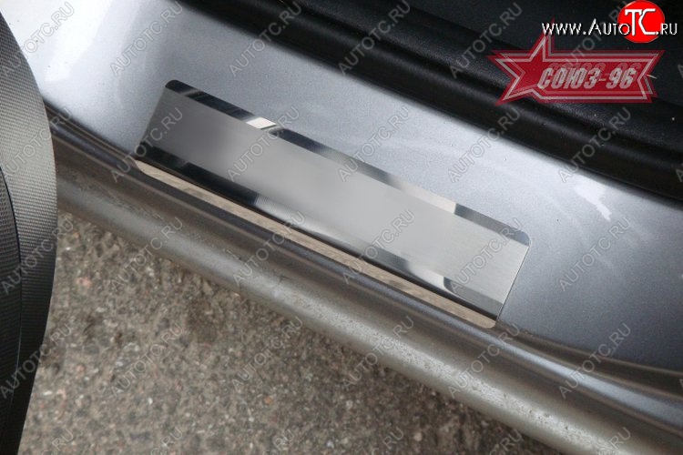 1 529 р. Накладки на внутренние пороги Souz-96  Honda Fit  1 (2001-2007) GD дорестайлинг, GD 1-ый рестайлинг, GD 2-ой рестайлинг  с доставкой в г. Чебоксары