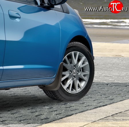 575 р. Передние брызговики NovLine 2 шт.  Honda Jazz (2008-2015)  с доставкой в г. Чебоксары