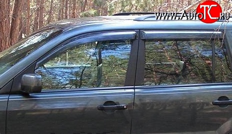 3 299 р. Дефлекторы окон (ветровики) Novline 4 шт. Honda Pilot YF4 рестайлинг (2011-2015)  с доставкой в г. Чебоксары