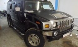6 549 р. Накладка на капот Standart  HUMMER H2 (2002-2009)  с доставкой в г. Чебоксары. Увеличить фотографию 4