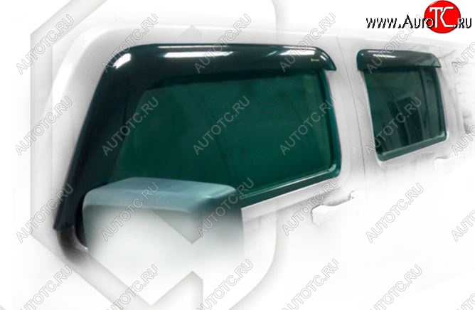 2 159 р. Дефлектора окон CA-Plastiс HUMMER H3 (2005-2010) (Classic полупрозрачный)  с доставкой в г. Чебоксары
